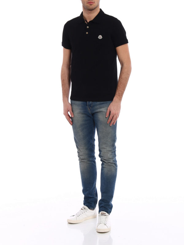 MONCLER: Polos online - Polo - Negro