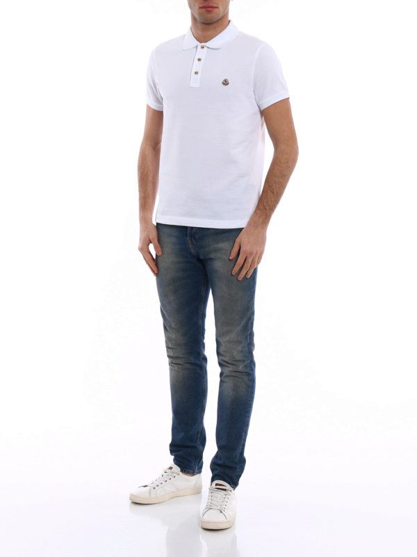 MONCLER: Polos  online - Polo - Blanc
