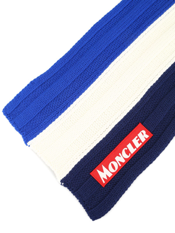 MONCLER: Écharpes online - Écharpe - Bleu