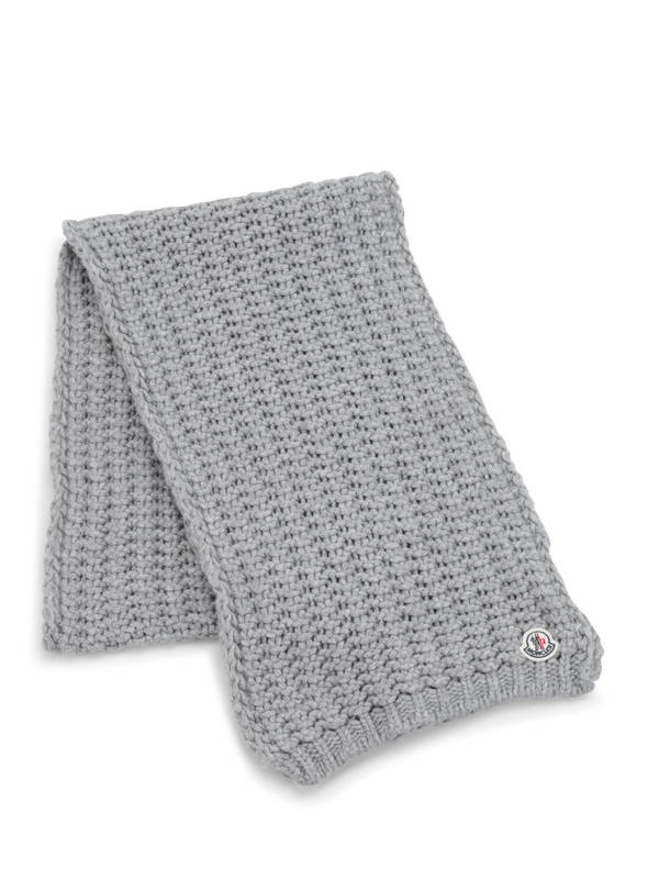 MONCLER: scarves online - Wool blend scarf