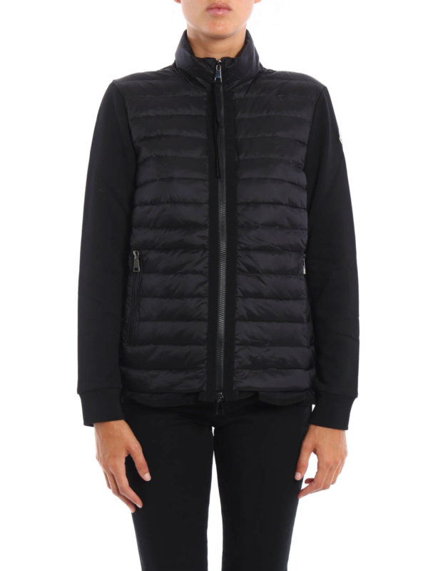 MONCLER: Sweatshirts & Sweaters online - Padded front light cotton jacket