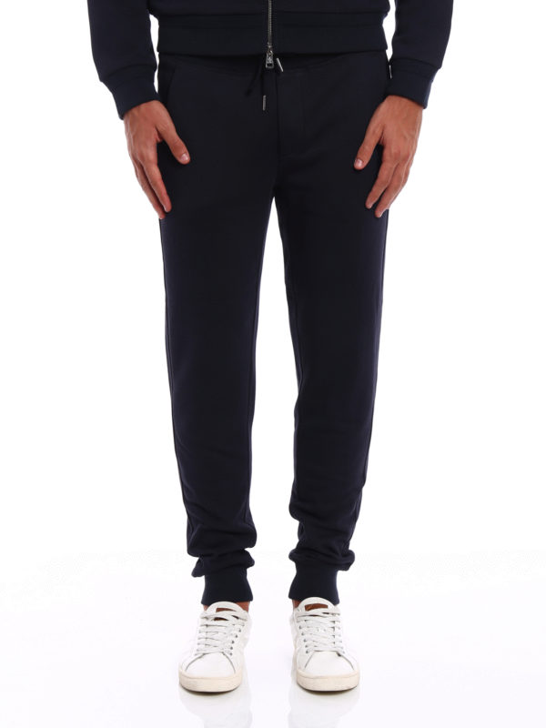 MONCLER: tracksuit bottoms online - Cotton tracksuit bottoms
