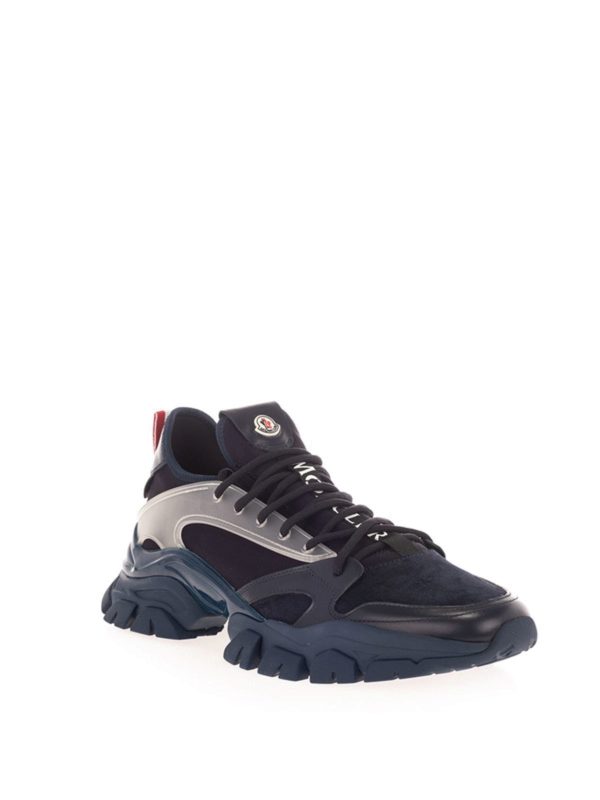 MONCLER: Chaussures de sport online - Baskets - Bleu