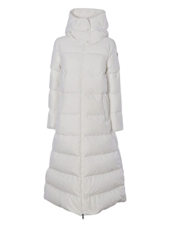 MONCLER: padded coats - Goelo down jacket in white