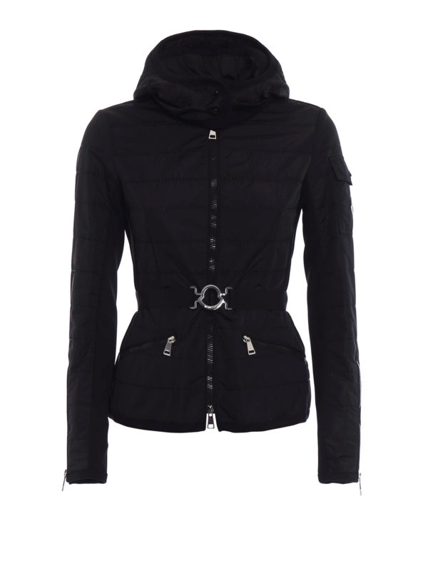 MONCLER: padded jackets - Andradite fitted puffer crop jacket