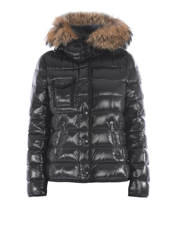 MONCLER: Kurze Daunenjacken - Armoise shiny padded jacket