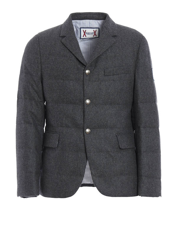 MONCLER: padded jackets - Blazer-inspired padded jacket