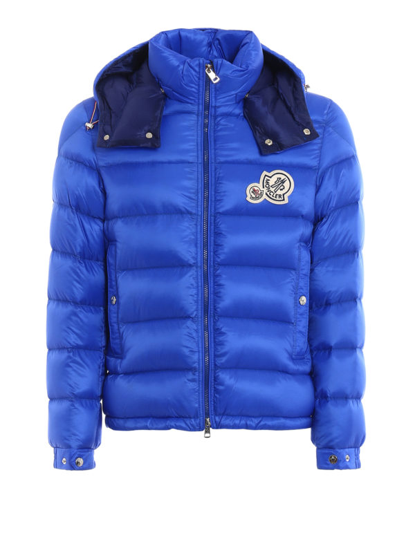 MONCLER: padded jackets - Bramant royal blue padded jacket