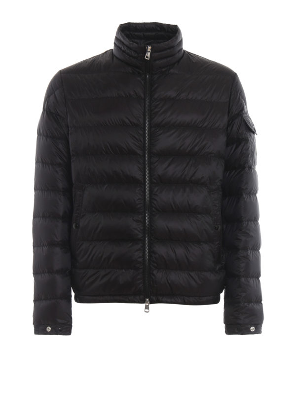 MONCLER: padded jackets - Lambot black puffer jacket
