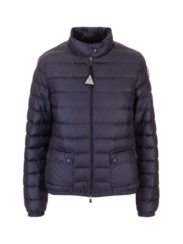 MONCLER: ダウン・ハイテクジャケット - ダウンジャケット - ブルー