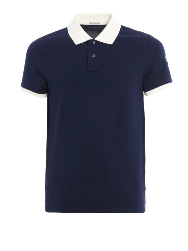 MONCLER: Poloshirts - Poloshirt Fur Herren - Blau
