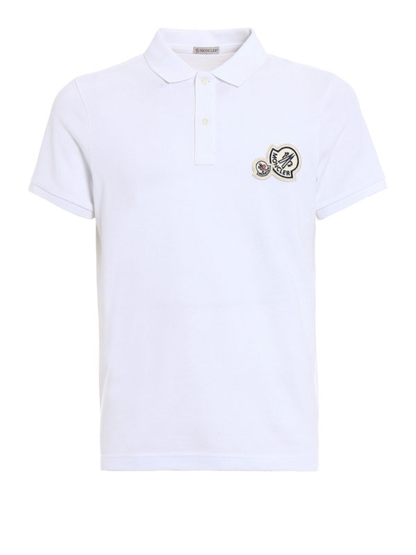 MONCLER: Polos - Polo - Blanco