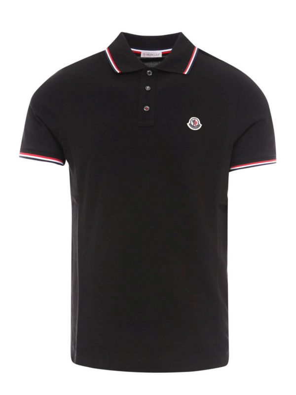 MONCLER: Polos - Polo - Negro
