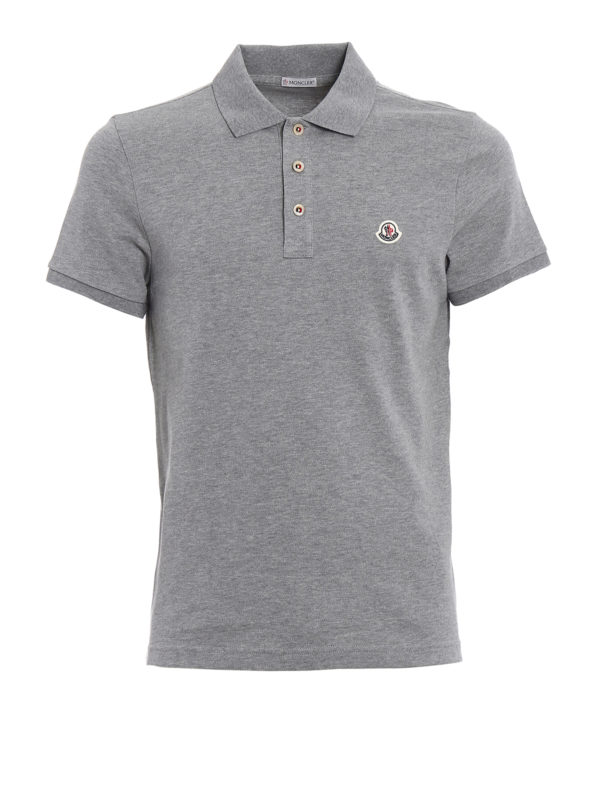 MONCLER: Polos  - Polo - Gris