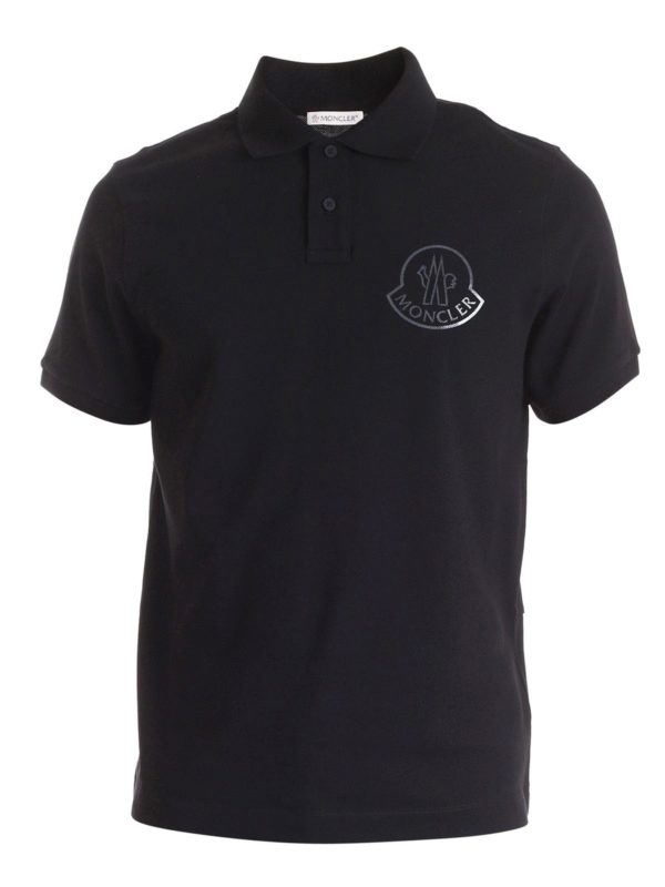 MONCLER: Polos  - Polo - Noir