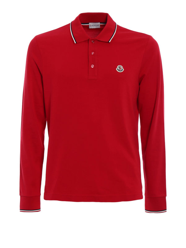 MONCLER: Polos  - Polo - Rouge