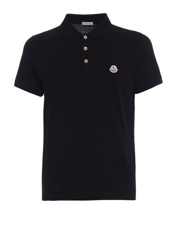 MONCLER: Polos - Polo - Negro