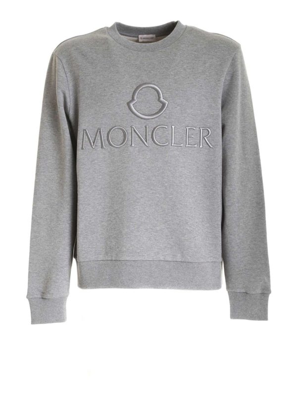 MONCLER: スウェット＆セーター - スウェットシャツ/セーター - グレー