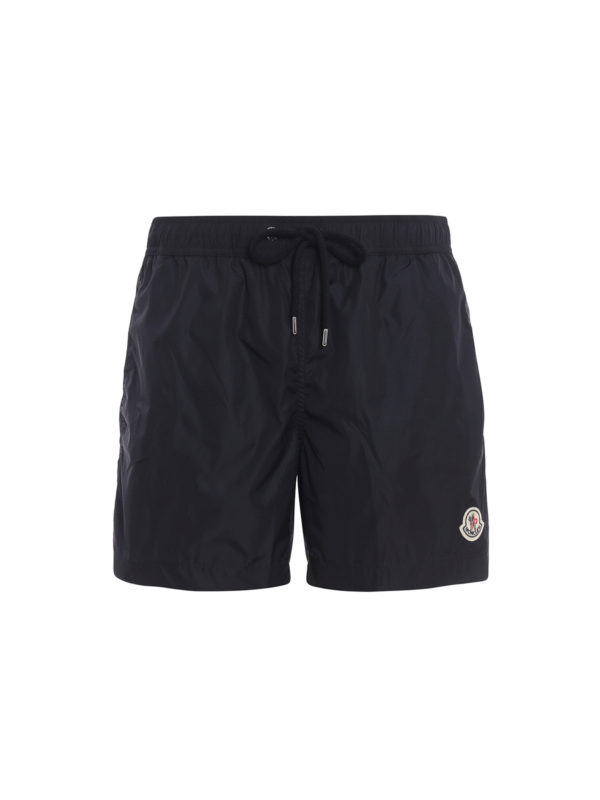 MONCLER: Badeanzüge und Badehosen - Badehose - Schwarz