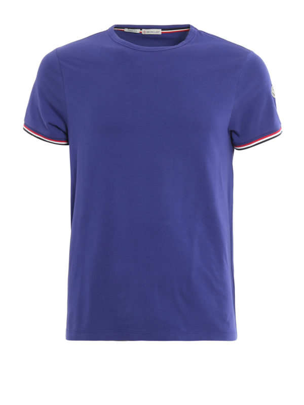 MONCLER: t-shirts - Stretch cotton Tee