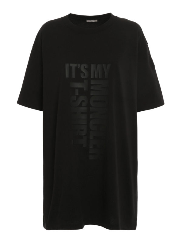 MONCLER: T-shirts - T-Shirt - Noir