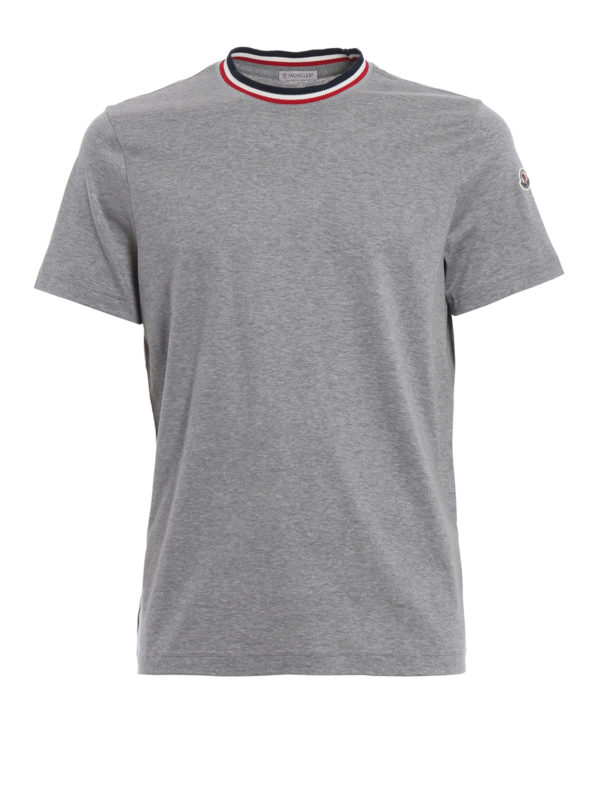 MONCLER: T-shirts - T-Shirt - Grau