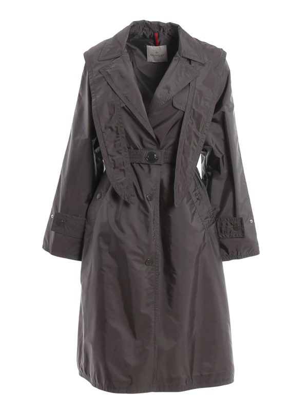 MONCLER: trench coats - Vanille trench coat