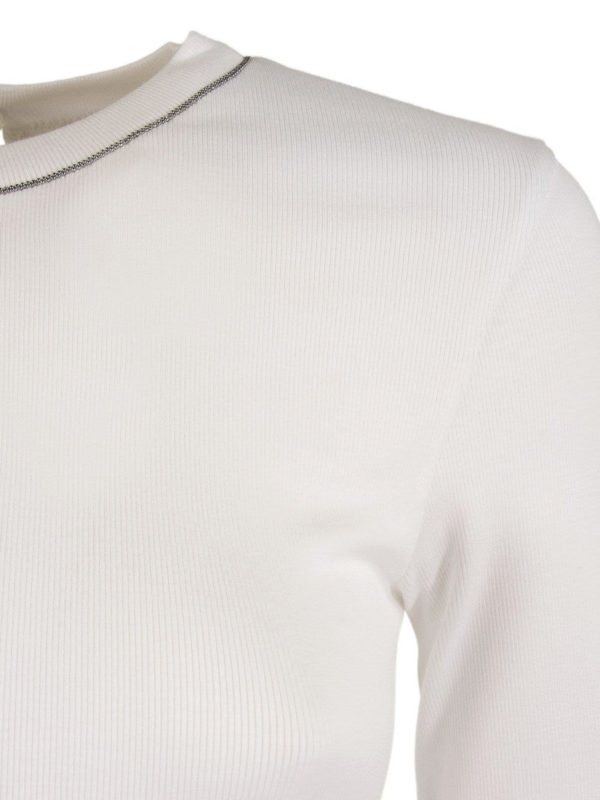 T-Shirt - Weiß shop online: BRUNELLO CUCINELLI