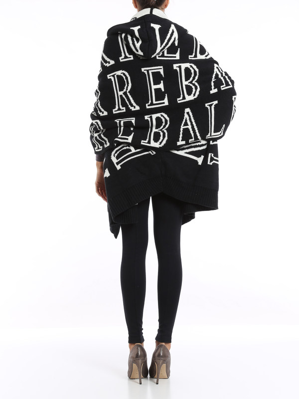 Monogram cardigan shop online: Pierre Balmain
