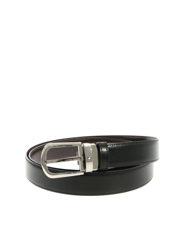 MONTBLANC: Cinturones - Cinturón - Negro