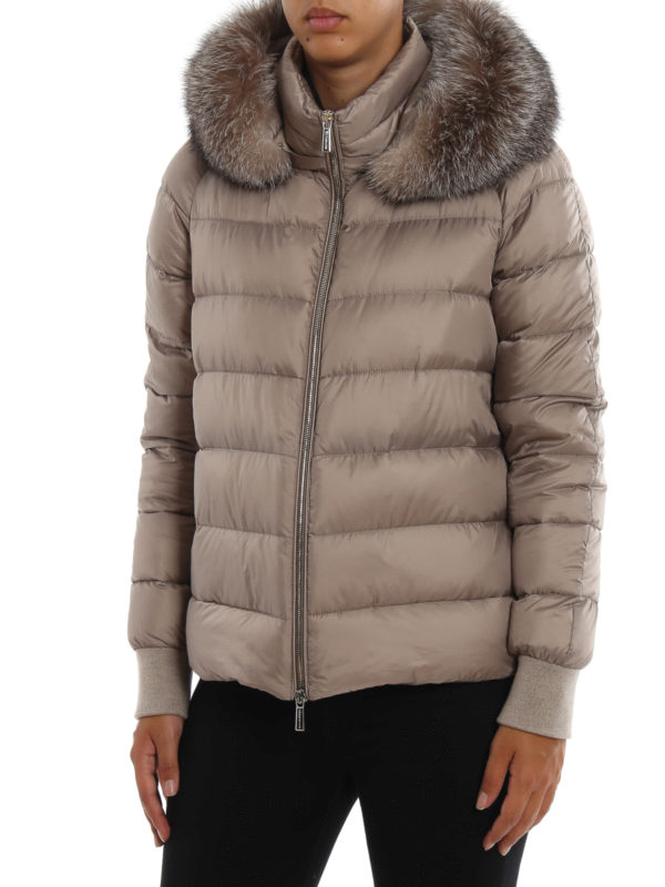 MOORER buy online Pegaso cape with puffer jacket