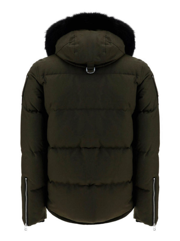 MOOSE KNUCKLES: padded jackets online - 3Q hooded jacket