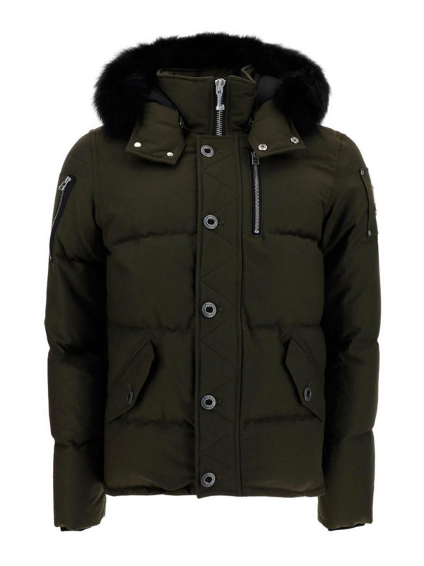 MOOSE KNUCKLES: padded jackets - 3Q hooded jacket