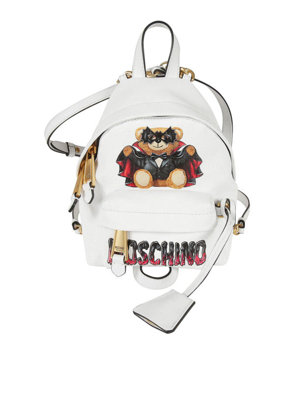 MOSCHINO: backpacks - Bat Teddy Bear mini backpack