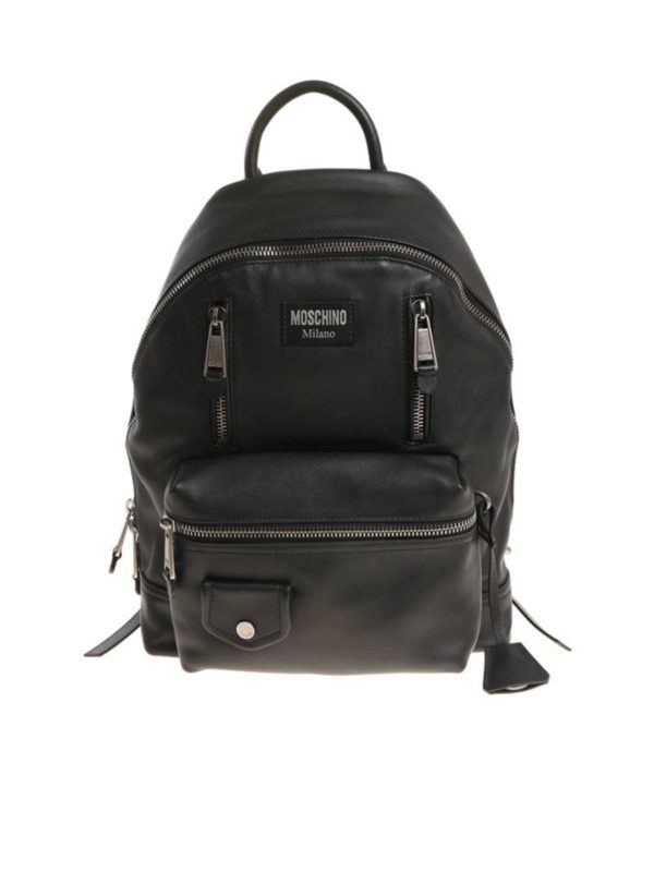 MOSCHINO: Mochilas - Mochila - Negro