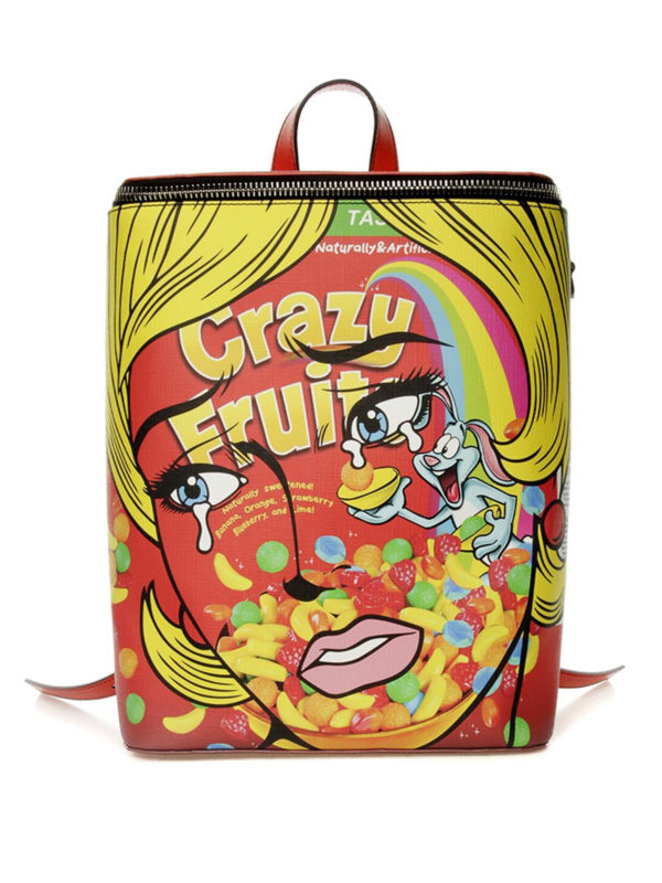 MOSCHINO: backpacks - Crazy Fruit rectangular backpack