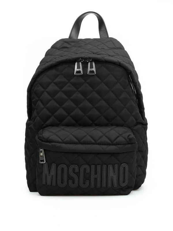 MOSCHINO: backpacks - Quilted backpack
