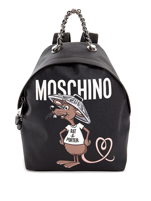 MOSCHINO: backpacks - Rat-à-porter backpack