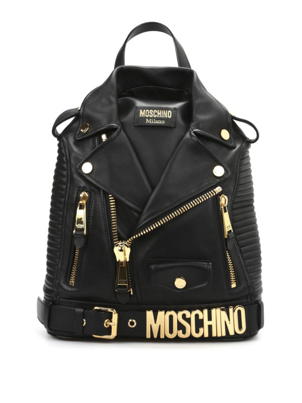 MOSCHINO: Sacs à dos - Rider jacket backpack