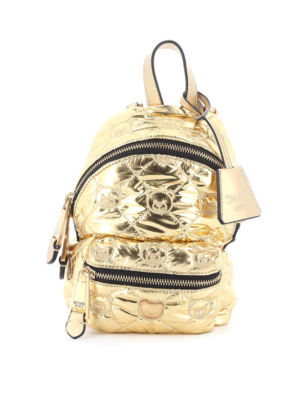 MOSCHINO: Rucksäcke - Rucksack - Gold