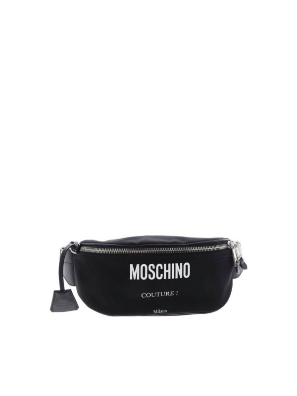 MOSCHINO: Riñoneras - Riñonera - Negro