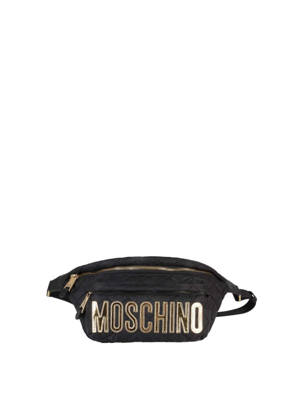 MOSCHINO: ウエストバッグ - ウエストバッグ - 黒