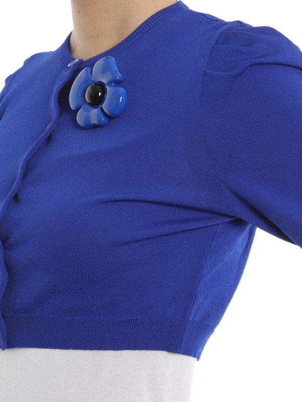 iKRIX Moschino Boutique: Short cardigan with flower pin