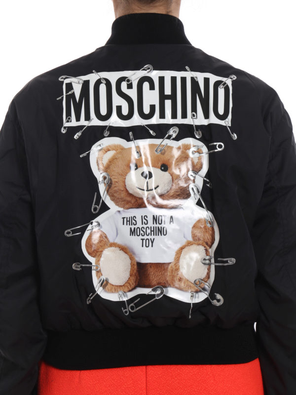 MOSCHINO buy online Logo print bomber jacket
