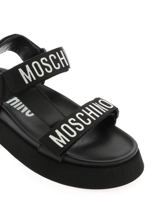MOSCHINO buy online Logo Tape sandals in black