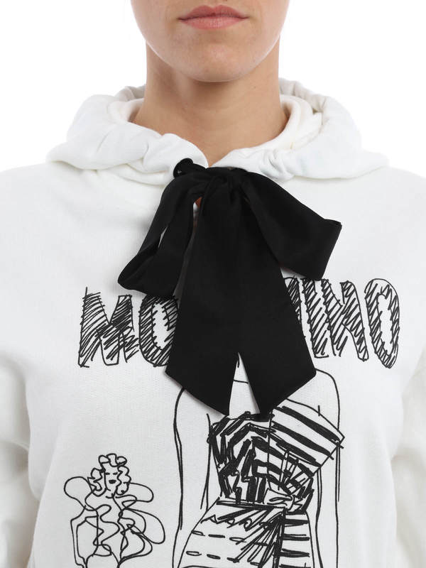 MOSCHINO buy online Printed hooded dress
