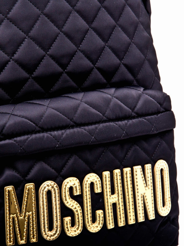 MOSCHINO buy online Quilted nylon backpack
