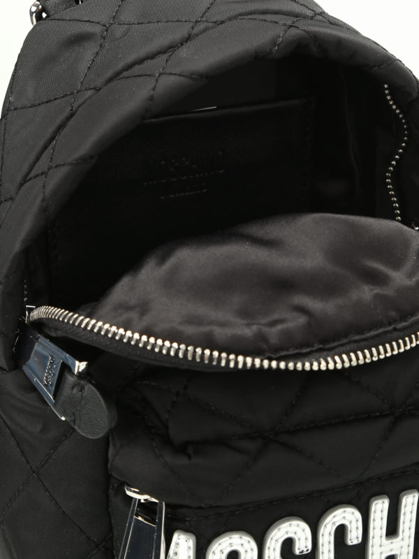 MOSCHINO buy online Quilted nylon mini backpack
