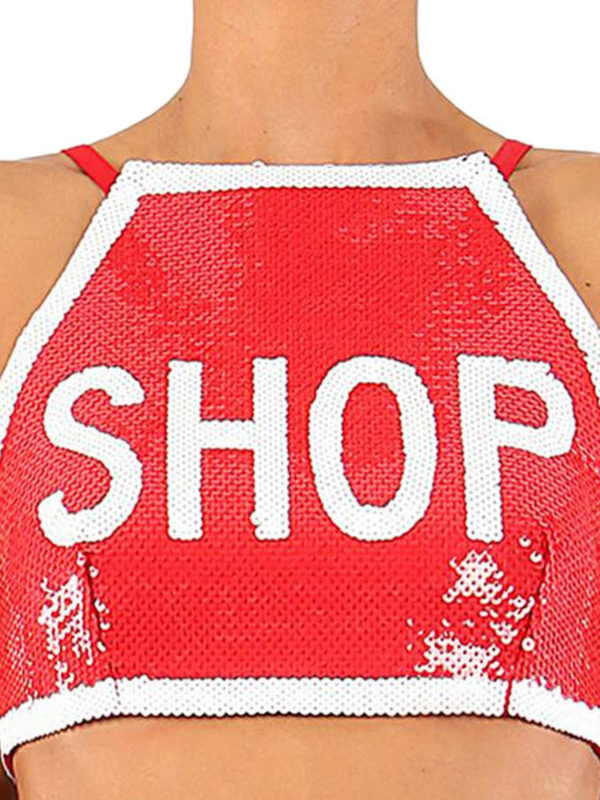 MOSCHINO buy online Sequinned top