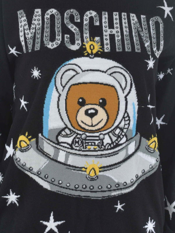 MOSCHINO buy online Rundhalspullover - Schwarz